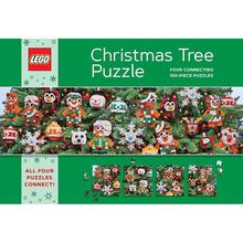 预售 乐高圣诞树拼图 4*100片 英文原版 LEGO Christmas Tree Puzzle 8+岁
