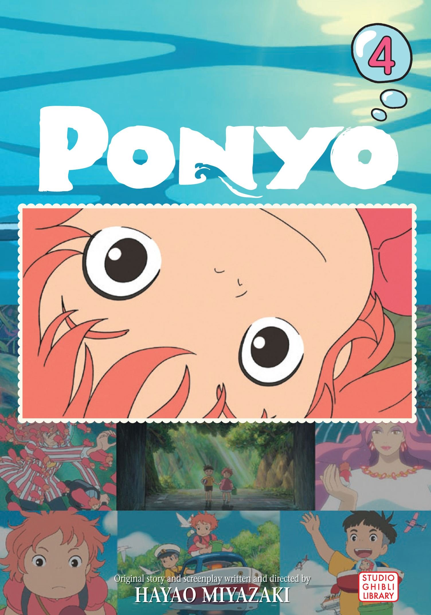 现货 波妞 vol.4同名电影原版漫画英文原版ponyo film comic vol.