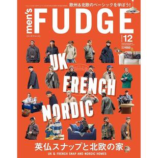 进口日文 men's FUDGE メンズ ファッジ 2025年12月号 Vol.177 男士时尚穿搭资讯杂志