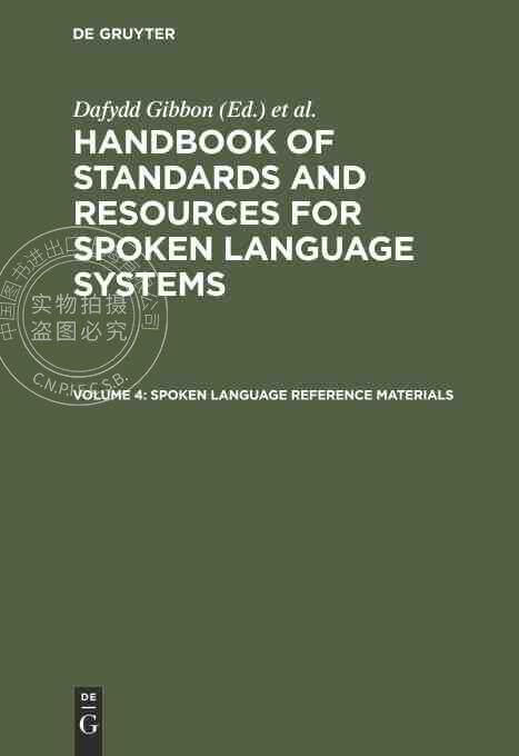 【预售 按需印刷】 Spoken Language Reference Materials