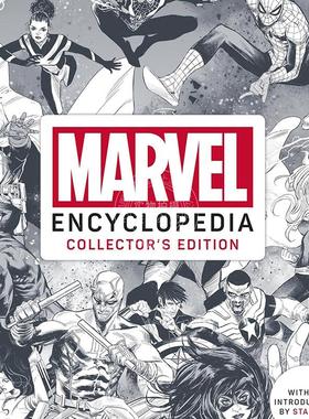 漫威百科全书珍藏版 漫威漫画人物百科设定 精装 斯坦李Stan Lee惊奇队长复仇者联盟 DK出版社英文原版 Marvel Encyclopedia Colle