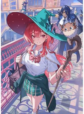 预售 进口日文 插画师毛毛原创角色设计插图艺术作品集 CHARACTERS! モグモ Artworks 机动战士高达 水星的魔女、赛车初音未来GT