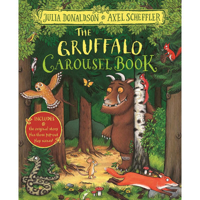 现货 英文原版 The Gruffalo Carousel Book 咕噜牛立体旋转书 6-9岁