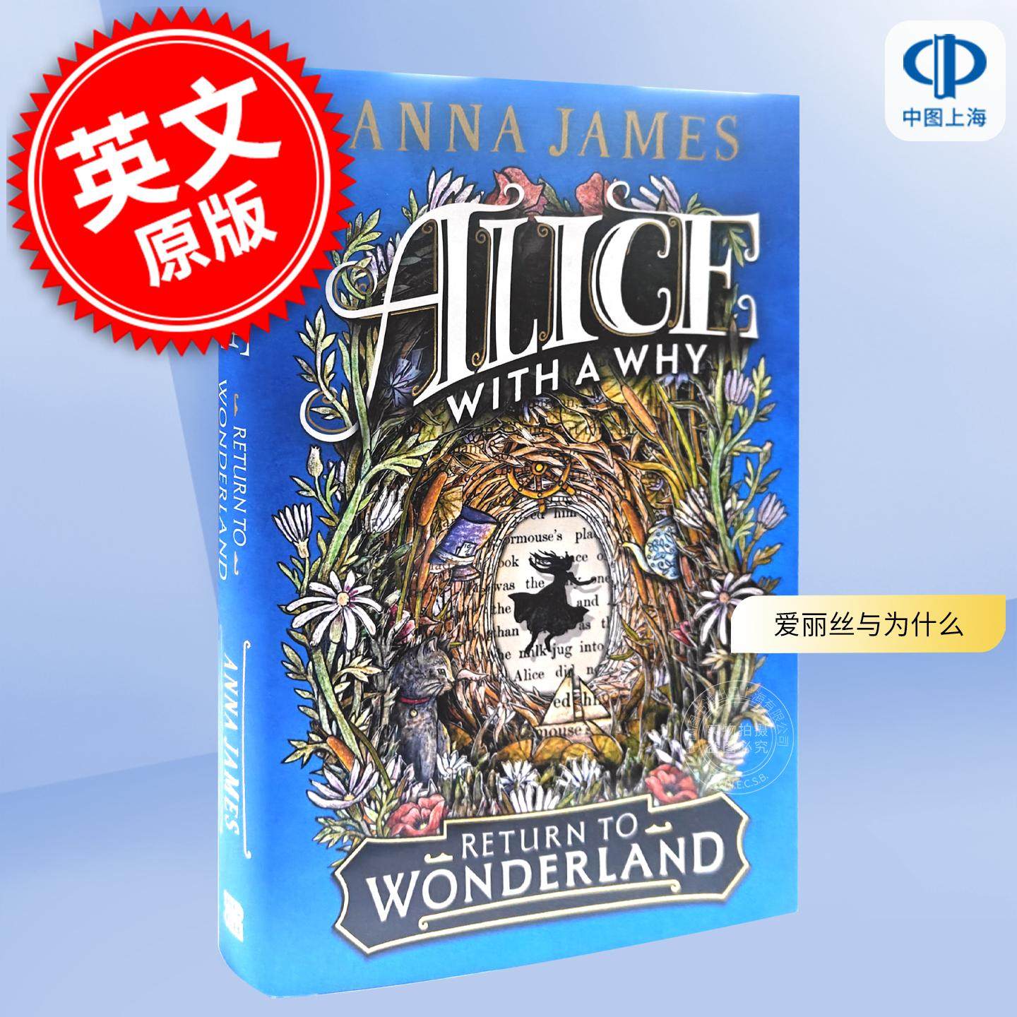 现货 爱丽丝与为什么 重述爱丽丝漫游奇境 Anna James 英文原版 Alice With a Why 外国文学小说 7-9岁