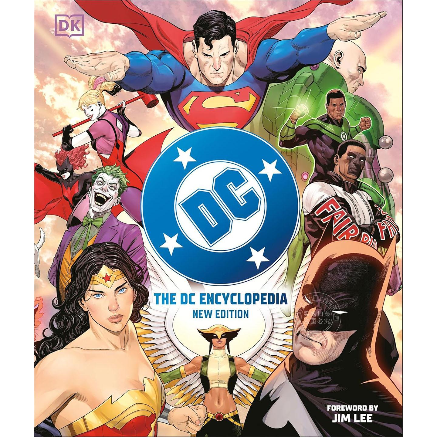 DC漫画百科全书 新版 DK出版社 蝙蝠侠小丑超人神奇女侠 英文原版 DC Encyclopedia New Edition 精装