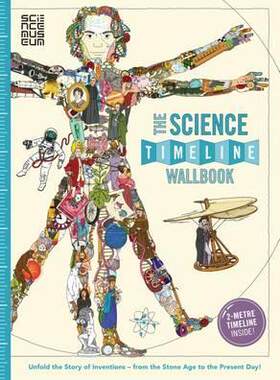 现货 时间图谱百科全书：科技通史墙书(附放大镜) 英文原版 The Science
