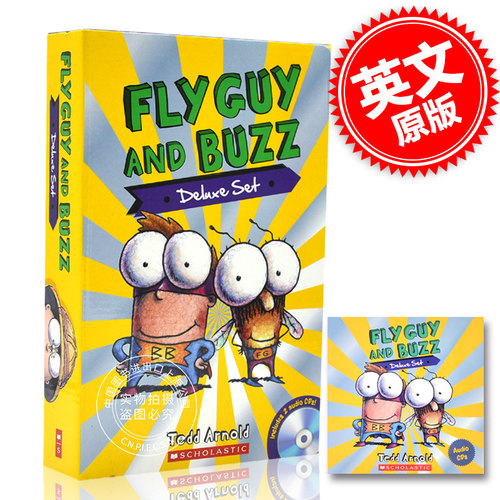 现货 Fly Guy And Buzz苍蝇小子（15册）附CD  全彩英语初级简单有趣的桥梁读物