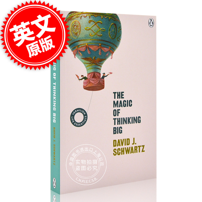 现货 大思想的神奇：成就事业的秘密 英文原版 The Magic of Thinking Big 大卫·舒瓦茨 David J Schwartz 励志 成功学 平装