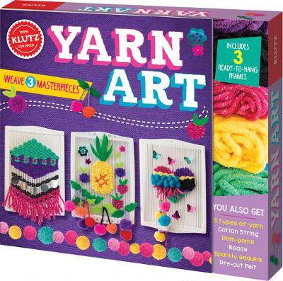 现货 毛线编织艺术 Klutz儿童手工书 DIY装饰品 培养动手能力 YARN ART OPK