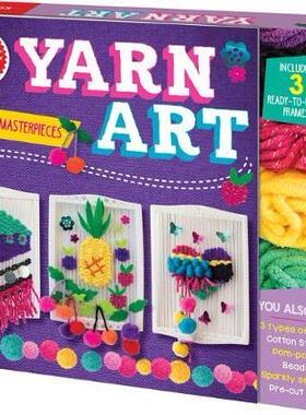 现货 毛线编织艺术 Klutz儿童手工书 DIY装饰品 培养动手能力 YARN ART OPK