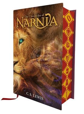 预售 纳尼亚传奇豪华刷边版 儿童文学奇幻小说 C. S. Lewis 英文原版 The Chronicles of Narnia Deluxe Edition 9-12岁