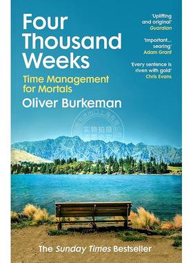 现货 四千周：普通人的时间管理 奥利弗·伯克曼 Oliver Burkeman 英文原版 Four Thousand Weeks