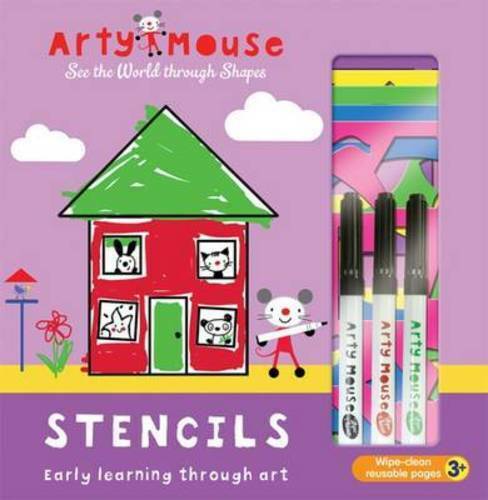 现货 Stencils (Arty Mouse Boost Packs) 英文原版 儿童涂色故事书 进口童书