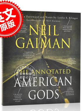 现货 美国众神注释版 英文版精装 The Annotated American Gods 同名美剧电视剧版小说 尼尔·盖曼 Neil Gaiman 奇幻小说
