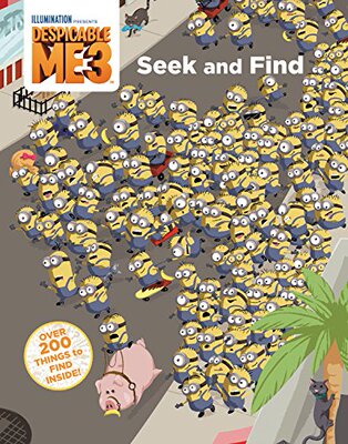 现货 卑鄙的我3 英文原版 Despicable Me 3 Seek and Find 找茬书 寻找小黄人 大眼萌 进口书 中图