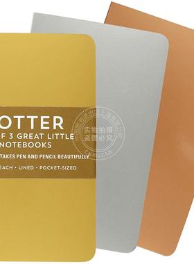箔片迷你笔记本套装 日记本 文创周边 Peter Pauper Press 英文原版  Foil Jotter Notebooks