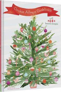 现货 饼干降临食谱:24种节日食谱 英文原版 Cookie Advent Cookbook : With 24 festive recipes 饼干制作食谱