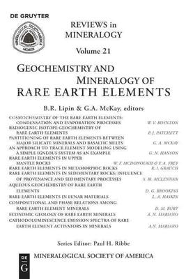【预售 按需印刷】 Geochemistry and Mineralogy of Rare Earth Elements