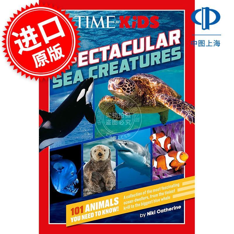 现货 时代儿童分级科普读物：壮观的海洋生物 你需要了解的101种动物 英文原版 TIME for Kids: 6-8岁