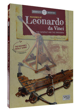 现货 LEONARDO DAVINCI\'S WAR MACHINES.CATAPULT & CROSSBOW 3D列奥纳多达芬奇的战争机器 弹射器和弩 手工操作书