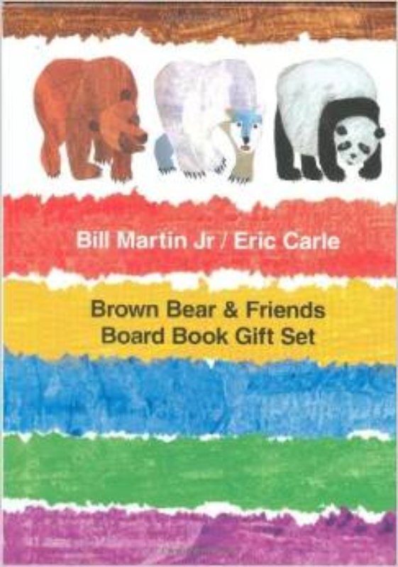 现货 英文原版Brown Bear Friends棕熊和朋友 纸板绘本套装礼盒