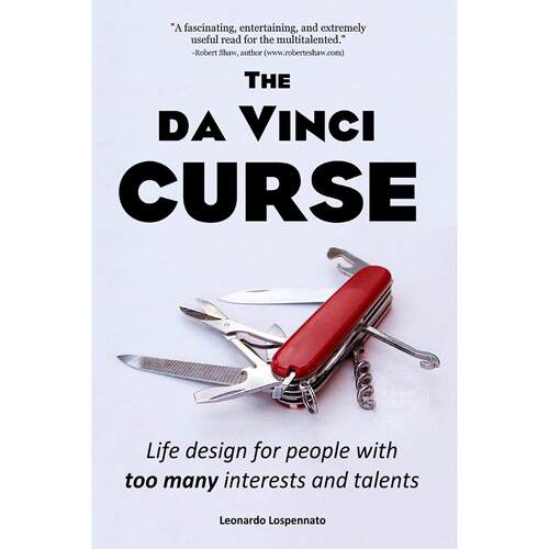 现货 达?芬奇诅咒：多兴趣多天赋者的人生设计指南 英文原版 The da Vinci CURSE: Life design for people with too many interes