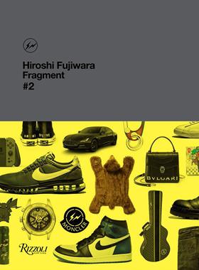 预售 藤原浩设计作品集2 英文原版 Hiroshi Fujiwara: Fragment #2 里原宿教父 GoodEnough GE品牌 时尚潮流 潮牌  Rizzoli出 中图