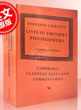【预售 按需印刷】 Diogenes Laertius: Lives of Eminent Philosophers
