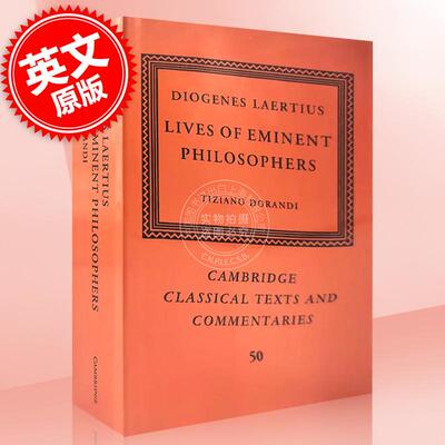 【预售 按需印刷】 Diogenes Laertius: Lives of Eminent Philosophers