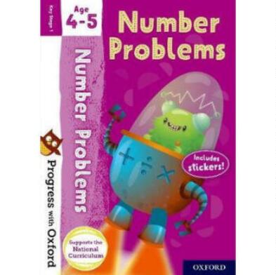 现货 Progress with Oxford: Number Problems Age 4-5