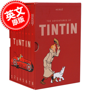 现货 丁丁历险记 Adventures 套装 Tintin 8全套 8本套装 Collection 精装 收藏版 英文原版 丁丁 进口原版 The