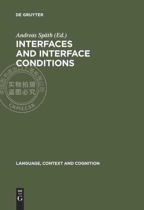 【预售 按需印刷】 Interfaces and Interface Conditions