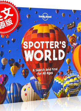 现货 观察员的世界 英文原版 Spotter's World 全年龄向搜索游戏 孤独星球 lonely planet 搜索中探寻目的地