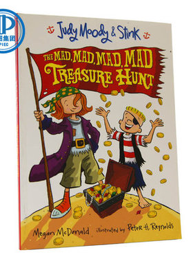现货 Judy Moody and Stink: The Mad, Mad, Mad, MadTreasureHunt稀奇古怪小朱迪和stink:疯狂寻宝儿童青少年英语读物小说