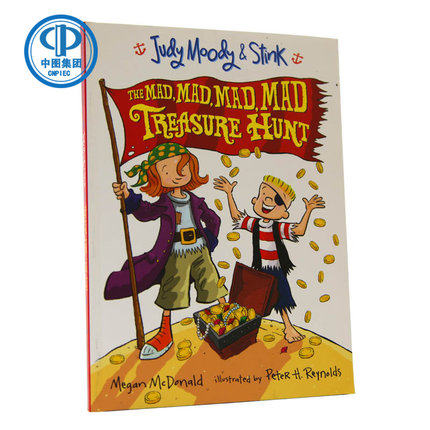 现货 Judy Moody and Stink: The Mad, Mad, Mad, MadTreasureHunt稀奇古怪小朱迪和stink:疯狂寻宝儿童青少年英语读物小说