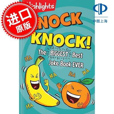 预售 Highlights 咚咚咚！：史上zui好的笑话书 儿童读物 英文原版 Knock Knock!: The BIGGEST, Best Joke Book EVER 5-7岁