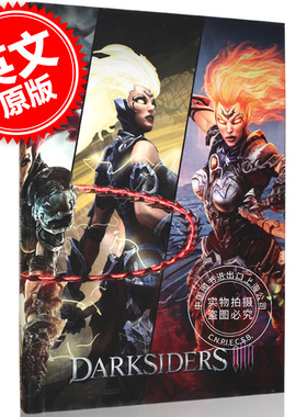 现货 黑暗血统3：官方游戏指南典藏版 英文原版 Darksiders III: Official Collector's Edition Guide 精装 PC PS4 Xbox One