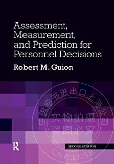 预售 按需印刷 Assessment, Measurement, and Prediction for Personnel Decisions