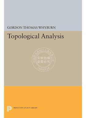 按需印刷 Topological Analysis拓扑分析 英文原版普林斯顿