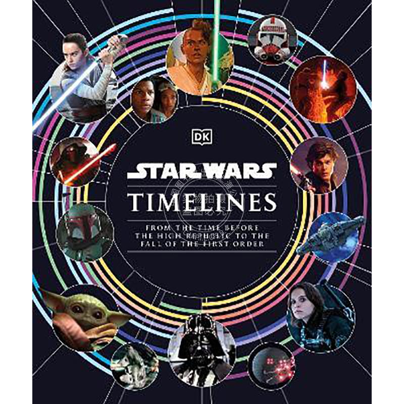 星球大战时间表画册历史背景梳理 DK英文原版 Star Wars Timelines