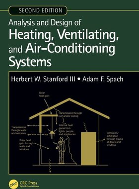 预售 按需印刷 Analysis and Design of Heating, Ventilating, and Air Conditioning Systems, Second Edition
