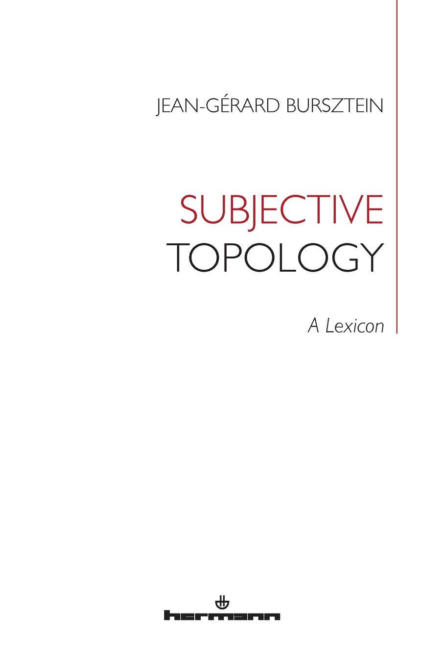 预售 按需印刷 Subjective Topology