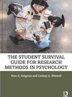 预售 按需印刷 The Student Survival Guide for Research Methods in Psychology