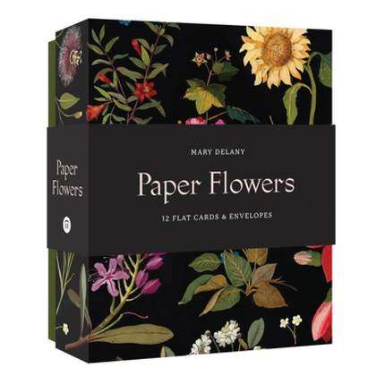 Paper Flowers Cards and玛丽·德拉的艺术：纸花卡片与封