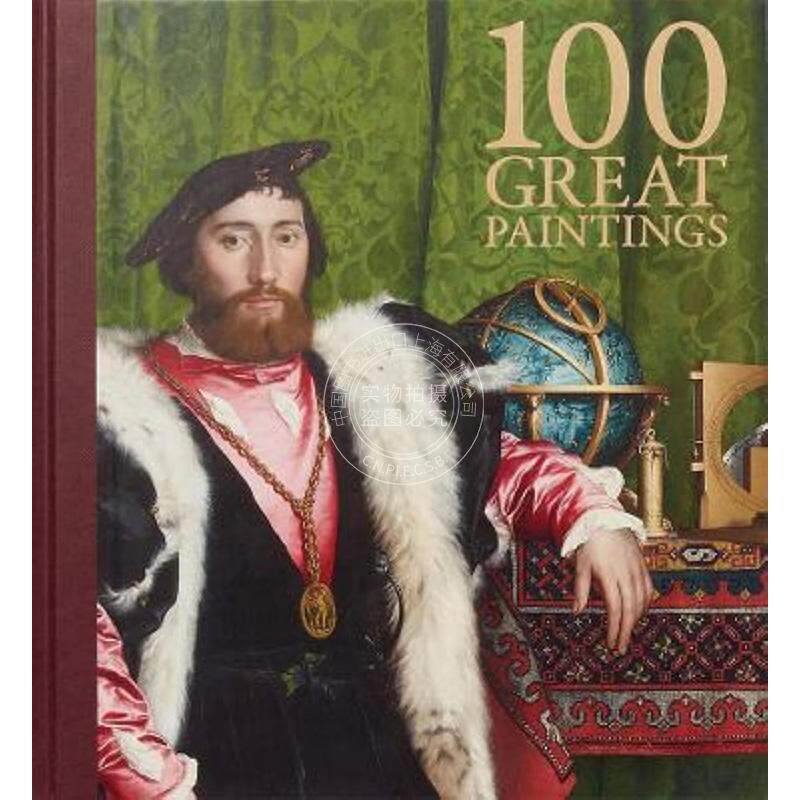 预售 100幅伟大绘画 绘画艺术作品集 Louise Govier 英文原版 One Hundred Great Paintings