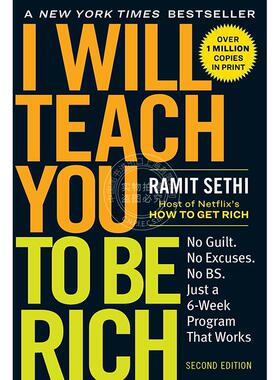 预售 我教你如何致富 第2版 Ramit Sethi 从0开始打造财务自由的致富系统 英文原版 I Will Teach You to Be Rich 2nd Edition