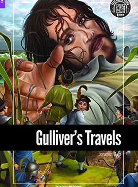 现货 英文原版 Gulliver\'s Travels - Foxton Readers Level 2 (600 Headwords A2/B1) with free online AUDIO