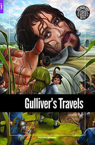 现货 英文原版 Gulliver\'s Travels - Foxton Readers Level 2 (600 Headwords A2/B1) with free online AUDIO