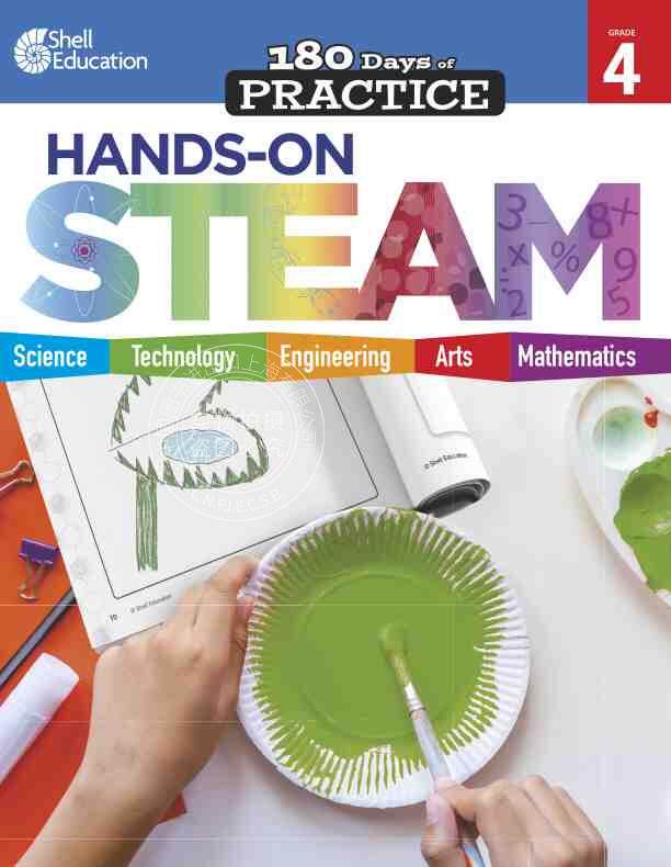 预售 按需印刷 180 Days: Hands-On STEAM: Grade 4