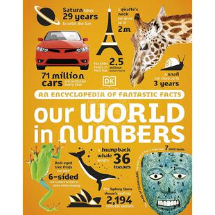 预售 我们的数字世界 奇妙事实百科全书 DK出版社 英文原版 Our World in Numbers: An Encyclopedia of Fantastic Facts 9-12岁